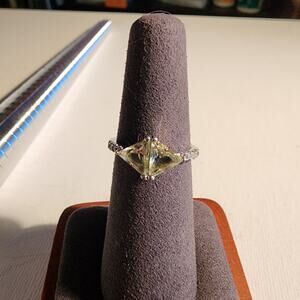 BOMB PARTY LITE CITRINE BLING RING